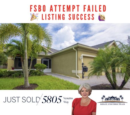 Photo of Kelly Fischer - ONE Sotheby's International Realty - Vero Beach, FL, US. Don't go it alone, there are too many things that could go wrong, and you will waste valuable time while not reaching enough buyers!