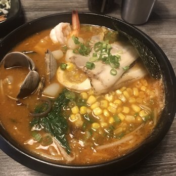 Ramen Seas - Miso Deluxe Ramen bowl is delicious! - Ramen Near Me - Sunnyvale, California Ramen Seas - Miso Deluxe Ramen bowl is delicious! - Ramen Near Me - Sunnyvale, California