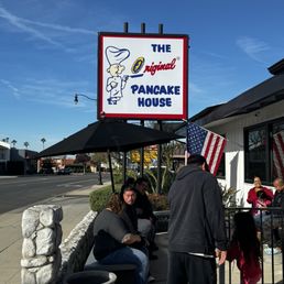 Exterior outside entrance of The Original Pancake House - Outside POV - Whittier, California Exterior outside entrance of The Original Pancake House - Outside POV - Whittier, California