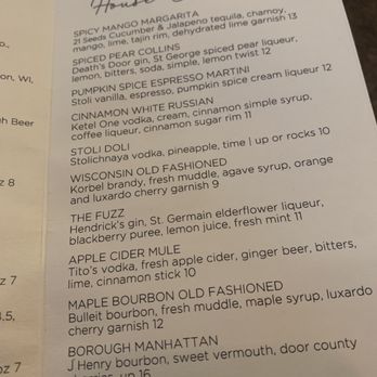 The Borough Kitchen and Cocktails - Cocktail menu - Brewpubs Near Me - Madison, Wisconsin The Borough Kitchen and Cocktails - Cocktail menu - Brewpubs Near Me - Madison, Wisconsin