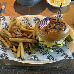 American Standard Burger& fries