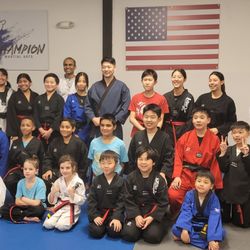 Champion Taekwondo - With 5 degree Grand Master Nam visiting from Utah. Advanced kicking techniques.