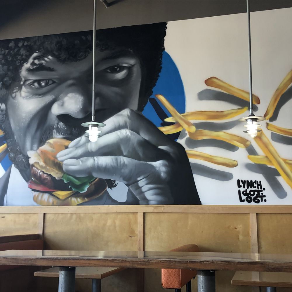 Wall mural is neat!