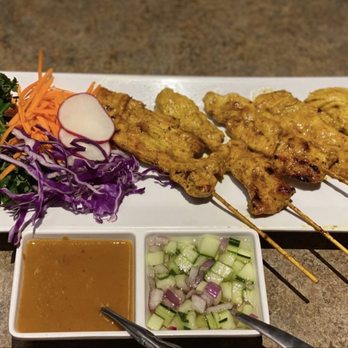 Cafe de Bangkok - Chicken Satay - Thai Near Me - Gilbert, Arizona