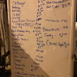 Hanna Haunted Acres - Menu