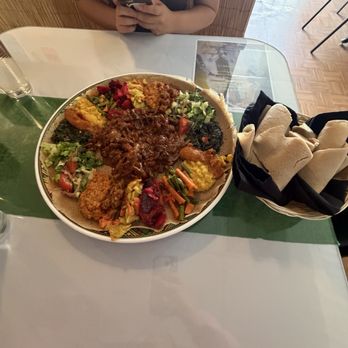 Abyssinia Restaurant  - Vegetarian Special and Awaze Beef Tibs - Ethiopian Near Me - Anaheim, California