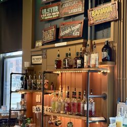 Behind the bar