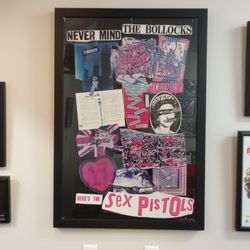 Spike's Record Rack - Some art on our walls