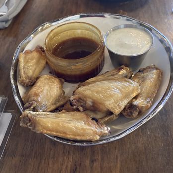 The Peppermill Steakhouse - Wings - awesome.  Check out the crispy skin! - Cocktail Bars Near Me - Tempe, Arizona
