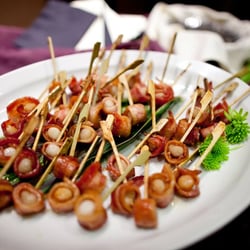 Joanie's Catering - Bacon Wrapped Grilled Scallops