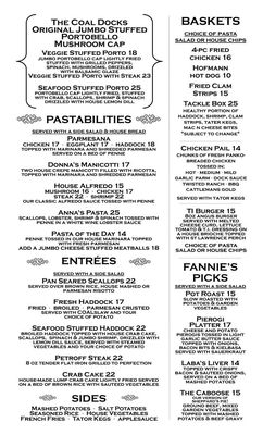Menu photo 2 The Coal Docks Cape Vincent, NY Menu photo 2 The Coal Docks Cape Vincent, NY