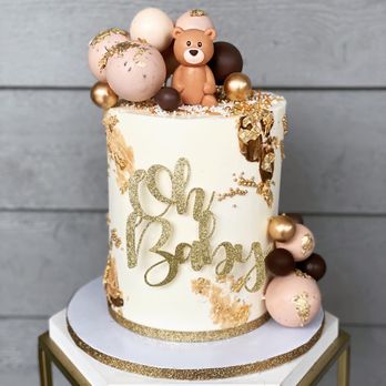 Ella’s Icing - a cake with a teddy bear topper - Desserts Near Me Ella’s Icing - a cake with a teddy bear topper - Desserts Near Me