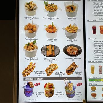 Bingsu Tea - Menu-May 2026 - Bubble Tea Near Me - Sacramento, California