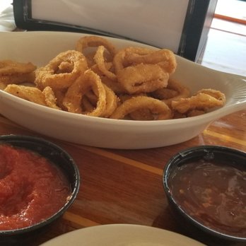 Admiral Jack's Bar & Grill - Calamari was good. Comes with sweet chili sauce but we asked for cocktail sauce as well - Bars Near Me - South Haven, Michigan