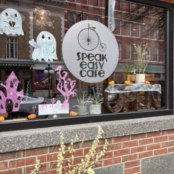 Speakeasy Cafe - Outside window - Coffee & Tea Near Me - Rutland, Vermont Speakeasy Cafe - Outside window - Coffee & Tea Near Me - Rutland, Vermont