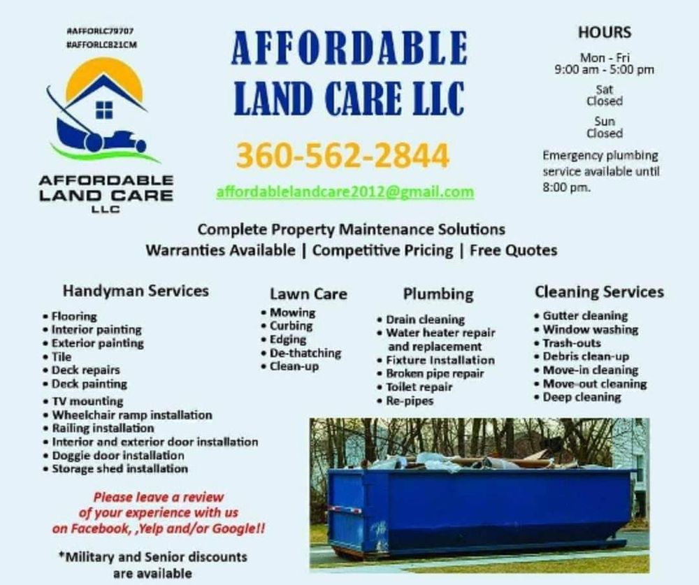 Slide of Affordable Land Care