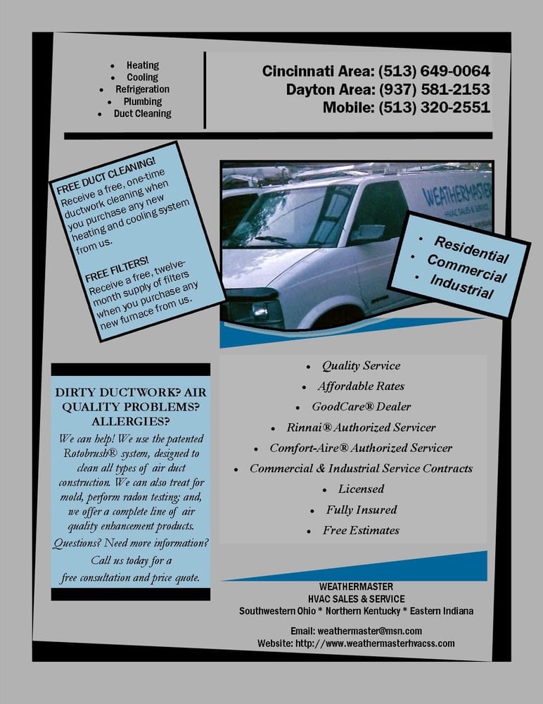 Slide of Weathermaster HVAC Sales & Service