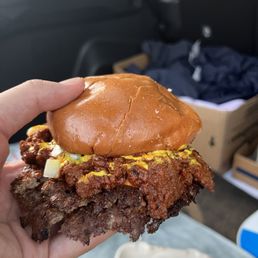 Brisket Chili Cheeseburger Brisket Chili Cheeseburger