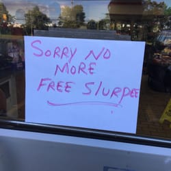 7-Eleven - Here's the Scoop: what the hell, today is 7/11 so 7 eleven is suppose to be giving out free small Slurpees what's up