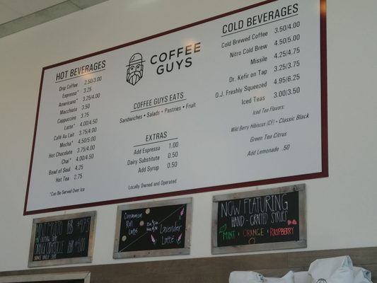 Menu photo 5 Coffee Guys Morgan Hill, CA