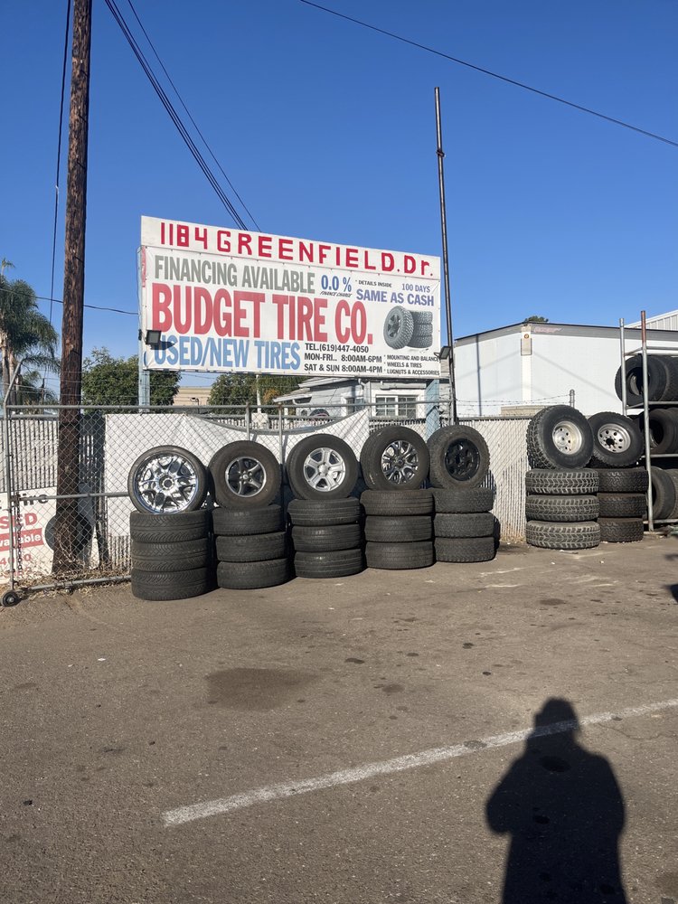 BUDGET TIRE COMPANY OF EL CAJON Updated September 2024 10 Photos & 55 Reviews 1184