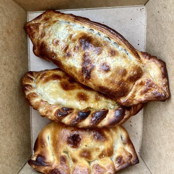 Empanada Kitchen - Mushroom and goat cheese on top, the other ones are beef and chicken - Empanadas Near Me - San Diego, California Empanada Kitchen - Mushroom and goat cheese on top, the other ones are beef and chicken - Empanadas Near Me - San Diego, California
