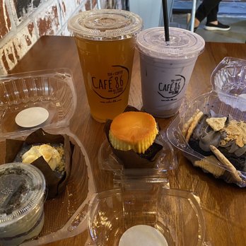 Cafe 86 - Ube Tirimisu, Ube crack cheesecake, jasmine calamansi, Ube latte, flan Ube cupcake, Ube tres leches - Desserts Near Me - Union City, California Cafe 86 - Ube Tirimisu, Ube crack cheesecake, jasmine calamansi, Ube latte, flan Ube cupcake, Ube tres leches - Desserts Near Me - Union City, California