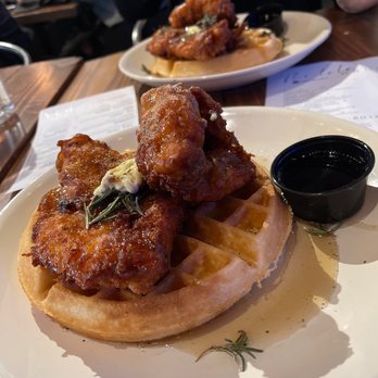 The Lola - Chicken and Waffles. Gloriously golden. - Cocktail Bars Near Me - Glendale, Arizona