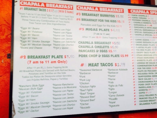 Menu photo 7 Taqueria Chapala Austin, TX Menu photo 7 Taqueria Chapala Austin, TX