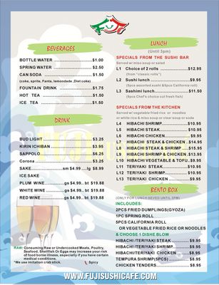 Menu photo 3 Fuji Sushi Cafe Coral Springs, FL Menu photo 3 Fuji Sushi Cafe Coral Springs, FL