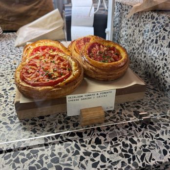 Tartine Inner Sunset - Display case - heirloom tomato danish - Cafes Near Me - San Francisco, California Tartine Inner Sunset - Display case - heirloom tomato danish - Cafes Near Me - San Francisco, California