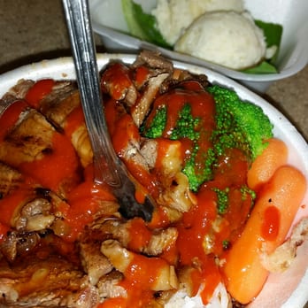 Teri Cafe - To go beef teriyaki bowl with a side of potato salad =$9.25 - Sushi Bars Near Me - Oceanside, California Teri Cafe - To go beef teriyaki bowl with a side of potato salad =$9.25 - Sushi Bars Near Me - Oceanside, California