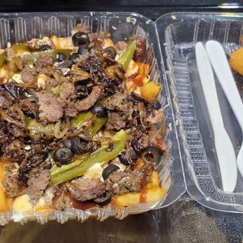 Babas BBQ - The tri-tip fries weren't bad but, again, very little meat. - Barbeque Near Me - Citrus Heights, California