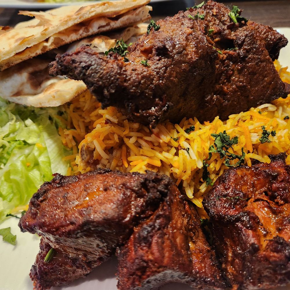 Zaika BBQ & Grill - Beef/Lamb BBQ Combo platter (Lamb Boti and Beef Bihari) - Pakistani Near Me - Edison, New Jersey Zaika BBQ & Grill - Beef/Lamb BBQ Combo platter (Lamb Boti and Beef Bihari) - Pakistani Near Me - Edison, New Jersey