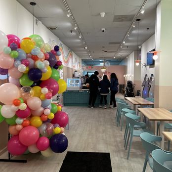 MoreMax General Construction - Bubble tea restaurant- custom counter and tile flooring - General Contractors Near Me