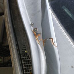 Screws found by my windshield wipers