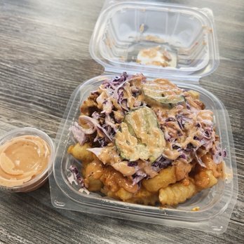 Chubby's Hot Chicken - Loaded fries - Chicken Shop Near Me - Fontana, California Chubby's Hot Chicken - Loaded fries - Chicken Shop Near Me - Fontana, California