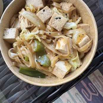 Too Good Friend’s Diner - Bokkeum-Myun (Stir Fry Noodles) with Tofu - Vegan - Asian Fusion Near Me - Acton, Ontario