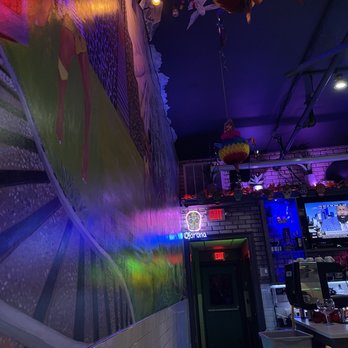 Sundance Kitchen And Cantina - a colorful mural on the wall - Salad Near Me - White Plains, New York Sundance Kitchen And Cantina - a colorful mural on the wall - Salad Near Me - White Plains, New York