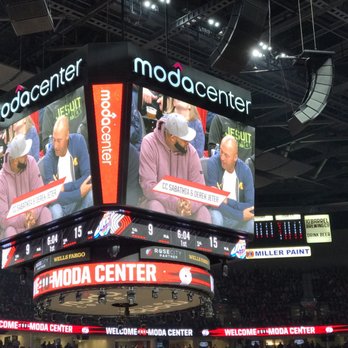 Moda Center - Sabathia and Jeter in the house on Dame Lillard night. - Stadiums & Arenas Near Me - Portland, Oregon