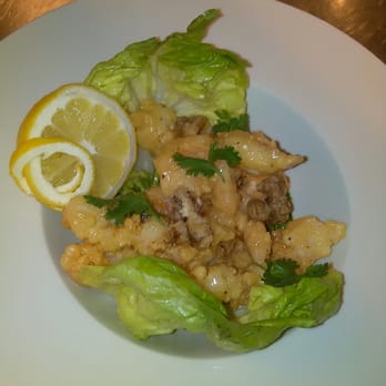 Laney Bistro - Honey walnut shrimp with candied walnuts made by Chef from 4th Semester at Laney bistro come and try it out - Desserts Near Me - Oakland, California
