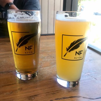 Narrative Fermentations - The west coast IPA (left) and Better dhaze ahead (right) - really good and not too heavy for a hazy beer. - Breweries Near Me - San Jose, California Narrative Fermentations - The west coast IPA (left) and Better dhaze ahead (right) - really good and not too heavy for a hazy beer. - Breweries Near Me - San Jose, California