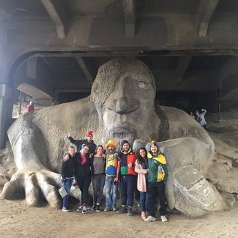 Fremont Troll - The squad well the troll looks on us like food - Public Art Near Me - Seattle, Washington Fremont Troll - The squad well the troll looks on us like food - Public Art Near Me - Seattle, Washington
