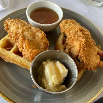 Crossroads Kitchen - Chicken & Waffle Combo Plate - Vegan Near Me - Los Angeles, California