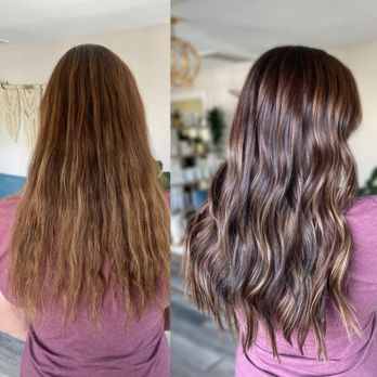 The Painted Loft Salon - Color correction and one row of hand tied extensions by Nicole - Hair Salons Near Me - Rocklin, California The Painted Loft Salon - Color correction and one row of hand tied extensions by Nicole - Hair Salons Near Me - Rocklin, California