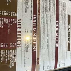 Annadale terrace  - Menu Nov 2025
