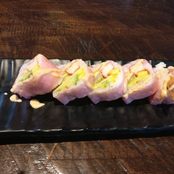 Sushi Star - The pink Angel Roll is special and tasty - Sushi Bars Near Me - Kitchener, Ontario