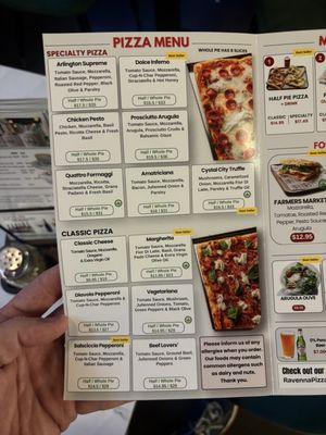 Menu photo 5 Ravenna Pizza Arlington, VA