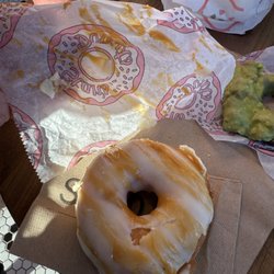 Stan’s Donuts - A lot of the glaze stuck to the paper