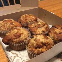 Laconia Village Bakery - Apple cinnamon muffins, filled with apples too!